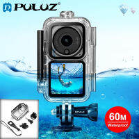 PULUZ เคสดำน้ำกระเป๋ากล้องกันน้ำ60ม. สำหรับหน่วยกล้อง DJI Action 2/Action 2 Power Combo / Action 2 Dual-Screen Combo (ใส)