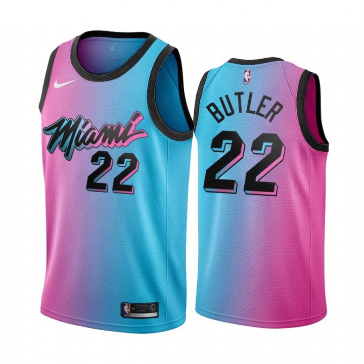 Nike Miami Heat Men's Jimmy Butler City Edition Swingman Jersey - Blue