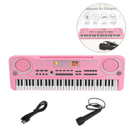 Baoblaze 61 Keys Electronic Keyboard Piano Musical Toys Kids Toy w Mic for