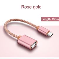 USB-C สายแปลงอะแดปเตอร์ OTG สำหรับ Xiaomi Redmi Note 11S 10S 9T 8T 7 8 9 10 11 Pro Type C USB สายเคเบิล OTG สำหรับ Redmi 8 9 10