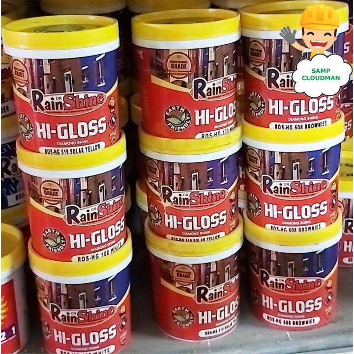 Rain or Shine HiGloss Elastomeric Waterproofing Paint 1 Liter Lazada PH
