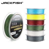 [HOT LIAXLLWISAAZH 534] JACKFISH 8 Strand 100เมตร PE สายการประมงถักซุปเปอร์แข็งแกร่งสายการประมงกับแพคเกจปลาคาร์พตกปลาน้ำเค็มเรียบสายถัก