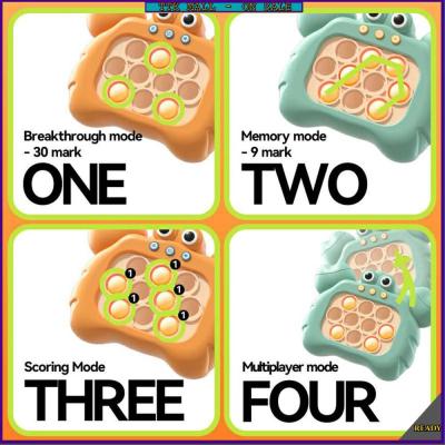 Quick Push Game Console Pop Bubble ChildrensEducational Toys For Kids Gift Tiktok press music puzzle game machine speed push play thinking logic