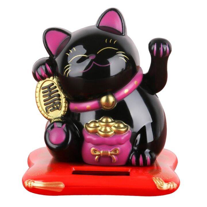 แมวกวักญี่ปุ่น-พลังงานแสงโซล่าเซล-lucky-cat-แมวกวักนำโชค-แมวนำโชค-แมวกวัก-ตั้งหน้ารถ-ตั้งโต๊ะ-ตกแต่งบ้าน-แมวกวักเรียกทรัพย์-แมวกวักเรียกลูกค้า-ตกแต่งบ้าน-ที่ทำงาน-แมวกวักมินิมอล-แมวกวักขยับได้-แมวกวัก