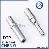 [HOT] 10 Pcs Deutsch DTP 0462-203-12141 0460-204-12141 Stainless Steel solid Terminal Size 14-12AWG Pin automotive Connector Terminal