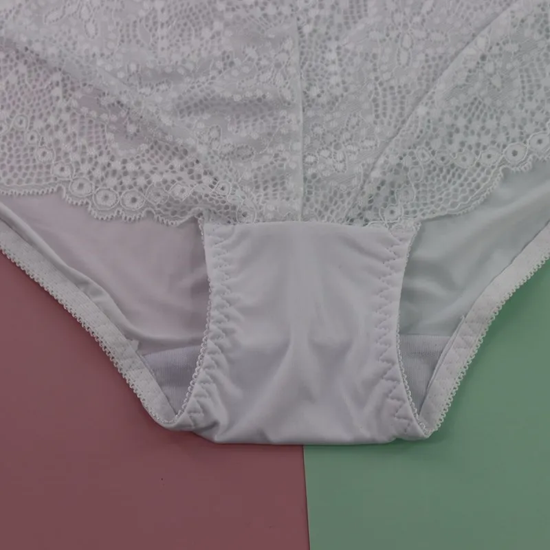 Beauwear 7XL plus size underwear for women floral lace panties