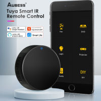 Aubess IR รีโมทคอนโทรลอัจฉริยะ WiFi อเนกประสงค์,【รีโมทคอนโทรลแอป】สำหรับการควบคุมสมาร์ทโฮมใช้ได้กับทีวี DVD AC AUD Amz Alexa Home