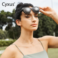 [10.10 Big Sale]  Cyxus Polarized Wraparound แว่นตากันแดด Fit Over Light แว่นตาสำหรับผู้หญิงผู้ชาย Anti Glare FILTER PC กรอบสายตาสั้น Presbyopia กีฬากลางแจ้งขี่จักรยาน Unisex 1821