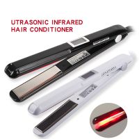 【LZ】✳  Vapor Ceramic Hair Care Curler Alisadores De Cabelo Reto Infravermelho Splint Flat Iron Alisador De Cabelo De Aquecimento Profissional