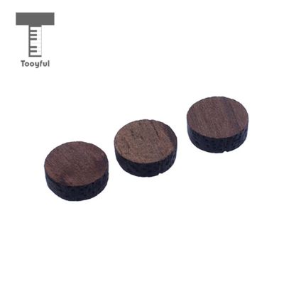 ‘【；】 Tooyful 20 Pieces Rosewood Round Shape Electric Guitar Fingerboard Fretboard Dots Marker Inlay Material 6 X 2Mm