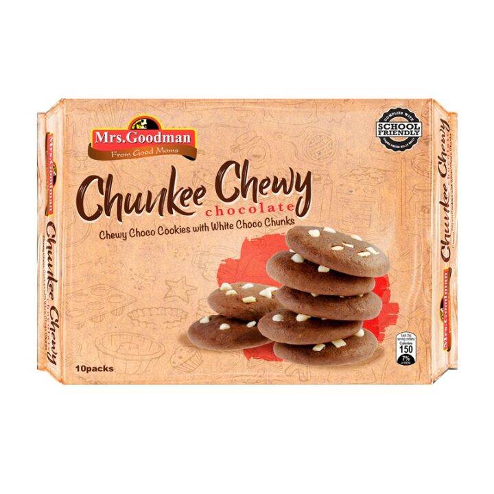 Mrs Goodman Chunkee Chewy Cookies 35g x 10pcs Lazada PH