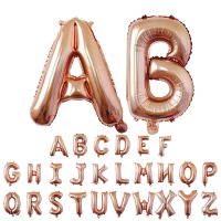 Rose Gold Mariage Letter Balloon Anniversary Birthday Party Decorations Kids Wedding Decoration Air Balloons Globos Party ballon Balloons