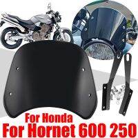 อุปกรณ์เสริมสำหรับฮอนด้า Hornet CB 600 250 F CB 250F 600F CB600 CB250 CB600F CB250F อุปกรณ์เสริมกระจกกระจกรถยนต์กันลมย้อนยุค