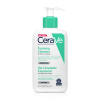 Cerave Foaming Cleanser 236ml. เซราวี โฟมมิ่ง คลีนเซอร์ โฟมทำความสะอาด ผิวหน้าและผิวกาย สำหรับผิวมัน ผสม เป็นสิวง่าย (1ขวด/236มล.)