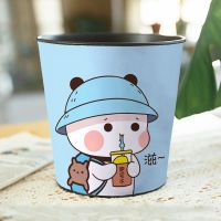 MUJI High-end Desktop Mini Trash Can Internet Celebrity Home Office Bedroom Study Restaurant Restaurant Milk Tea Shop Cafe Entertainment Applicable Original