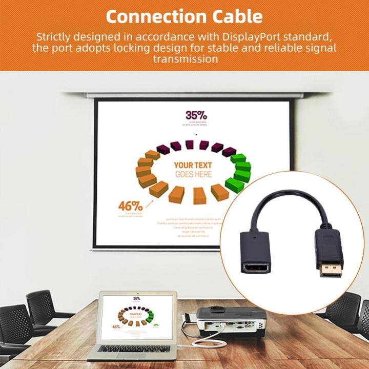 dp-สายแปลง-mini-dp-เป็น-hdmi-อุปกรณ์แปลงสัญญาณที่เข้ากันได้กับ-dp-v1-2การแลกเปลี่ยนแบบร้อนไม่จำเป็นต้องใช้อุปกรณ์แหล่งจ่ายไฟภายนอกสำหรับพีซี