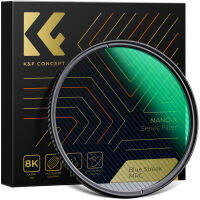 K&amp;F Concept 49mm-82mm Nano-X Series Blue Streak Filter (2mm) Optical Glass Ultra-clear Waterproof Anti-Reflection Green Film