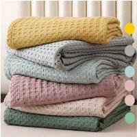 100x150cm/200x250cm Waffle Plaid Cotton Blanket for Bed Gauze Thin Towel Quilt Queen King Quilted Bedspread Blanket Throw Bed Sofa Cover Bedding