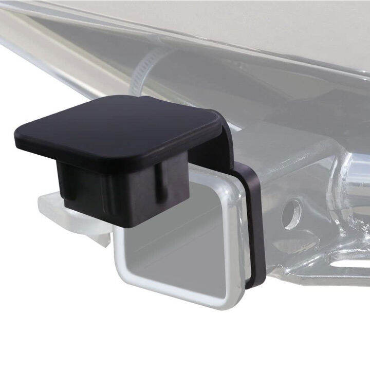 2 inch Trailer Hitch Tube Cover Rubber Tow Hook Cover Plug Cap Insert