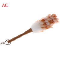 Feather Brush Duster Anti-static Wool Dust Cleaning Tool Wood Handle Dusting Brush Wool Duster Brush For Dust Broom