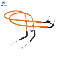 waase 2pcs Throttle Cable Steel Wire For Kawasaki Z1000 2011 2012 2013