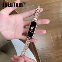 Strap For Xiaomi Mi Band 8 7 Watch Band For Mi Band 5/6/4/3 Luxury Bling Glitter Diamond Bracelet Miband Smartwatch Accessories Smartwatches