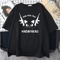 T-Shirt MenS Pew Madafakas Cute Cat S-Xxxl T Shirts Male High Quality Summer Men Tshirts Hip Hop Street Funny Vintage Man Cloth