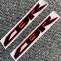 Pair CBR HRC LOGO Motorcycle Chrome Raised Tank Pad Stickers Decals Emblem For HONDA CBR 250RR 300R 400R 500R 600RR 650F 1000RR