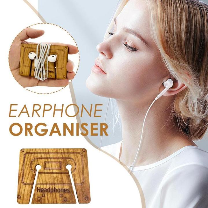cord-holders-wooden-wire-case-reserved-earplug-hole-cord-holder-organizer-earbud-earphones-headphone-winder-keeper-earbuds-case-storage-imaginative
