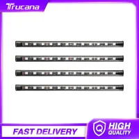 Trucana 4 In 1 12 LED Car Interior Atmosphere Lights Dash Floor Foot Lights Lighter Auto Decorative Lamp Ambient Lamp