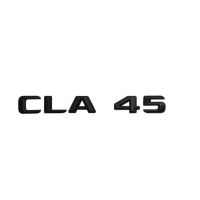 Matt Black " Cla 45 " Car Trunk Rear Letters Word Badge Emblem Letter Decal Sticker For Mercedes Benz Amg Cla Class Cla45 Amg