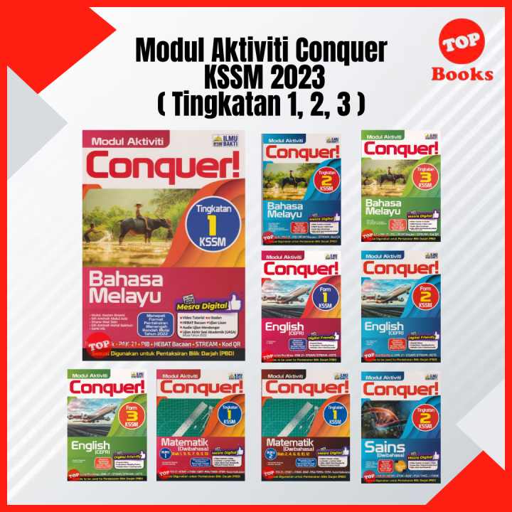 Topbooks Ilmu Bakti Buku Latihan Modul Aktiviti Conquer Tingkatan 123 Kssm 2023 Lazada 