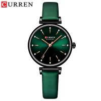 CURREN 9081L Watches for Women Casual Simple Creative Leather Waterproof Watch ladies Wristwatch Relogio Feminino