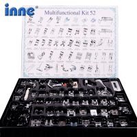 INNE 16-72pcs/Set Sewing Machine Accessories Presser Foot Supplies Household Kit Set With Box For Brother Singer Parts DIY