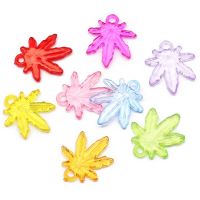 30pcs Mixed Transparent Maple Leaf Acrylic Charms For Diy Jewelry Making Handmade Charm Necklace Earring Pendants Accessorie DIY accessories and other