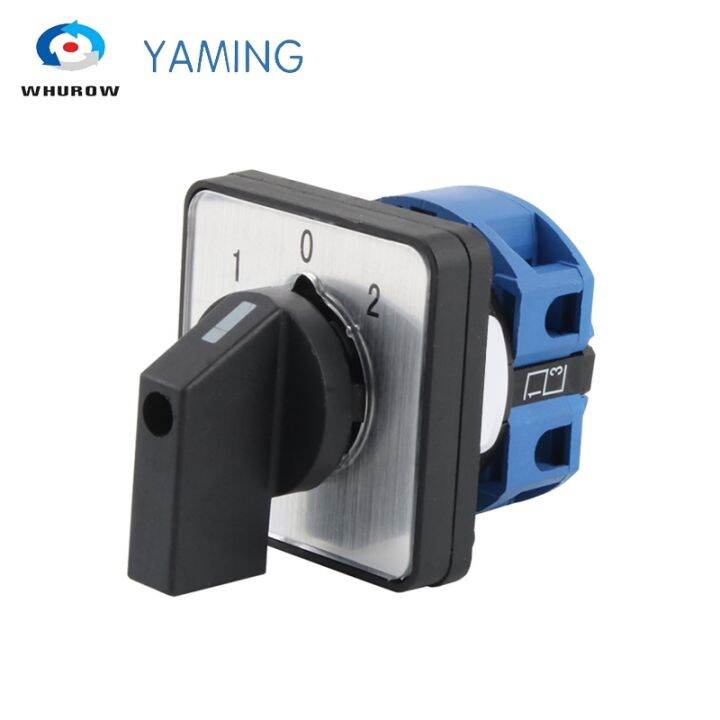 Cam Switch 3 Position 1 Pole 4 Terminals Silver Contact Rotary Selector 660V 20A Transfer