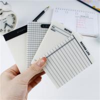 50 Sheets Transparent Waterproof Sticky Note Pads Notepads Posits for School Stationery Office Supplies