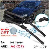 Car Wiper Blade Front Window Windscreen Windshield Wipers Blades Push Button Auto Accessories For Audi A6 (C7) 26 quot; 21 quot; 2011-2018