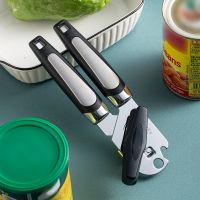 Tin Manual Can Opener Multifunctional Beer Grip Side Cut Cans Bottle Gadgets