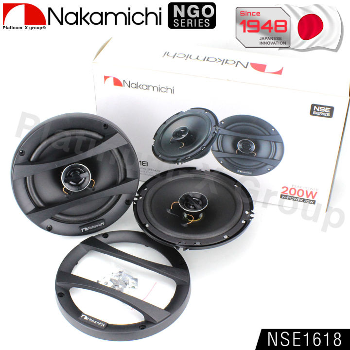 nakamichi-nse1618-ลำโพง-แกนร่วม-6-5นิ้ว-จำนวน1คู่-200w-max-30w-rms-ดอกลำโพง-ลำโพงรถยนต์-ลำโพง-แกนร่วม