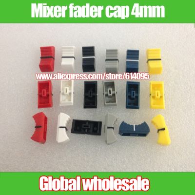 12pcs Mixer Fader Cap / Dimming table Equalizer Sound console Accessories Inner Hole 4MM Slide Potentiometer Cap Knob Cap Guitar Bass Accessories