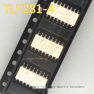 10ชิ้นนำเข้า TLP281-4 TLP281-4GB SOP16แพทช์นำเข้า Optocoupler