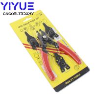 4 in1 Circlip Pliers Set DIY Snap Ring Combination Retaining Clip Jewelry Pliers Internal External Ring Remover  Pliers