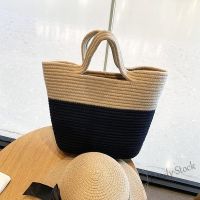 【Ready Stock】 ✘ C23 Bags underarm crossbody womens new fashion womens bag rattan bag hand-woven bag retro Western style casual straw bag