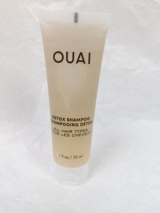 OUAI deep cleansing gold-absorbing shampoo 30ml scalp cleaning oil ...