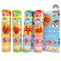 Anpanman mini candy ramune อันปังแมน ลูกอม ฟันไม่ผุ รสผลไม้ผสมโซดารามูเน่ 4รส จากญี่ปุ่น **หลอด**(23g)