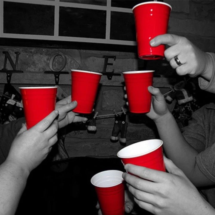 แก้วแดง-16-oz-สำหรับบริโภค-หรือ-american-game-แก้วแดงปาร์ตี้-red-cup-party-อเมริกันปาร์ตี้-แก้วขนาด
