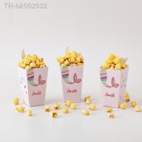 ♦ 48/96pcs Mermaid Popcorn Boxes 11.5x5x7cm Candy Boxes Birthday Party Decoration Christmas Gift Packing Childrens Favorite Box