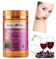 Resveratrol High Potency องุ่นไวน์แดงสกัดเข้มข้น 180 เม็ด Exp.05/2025 แพคเก็จใหม่