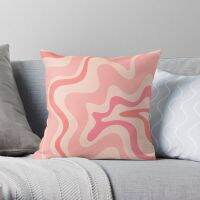 Pillowslip Liquid Swirl Retro Contemporary Abstract in Soft Blush Pink 100 Cotton Decor Pillow Case Home Cushion Cover 45*45cm